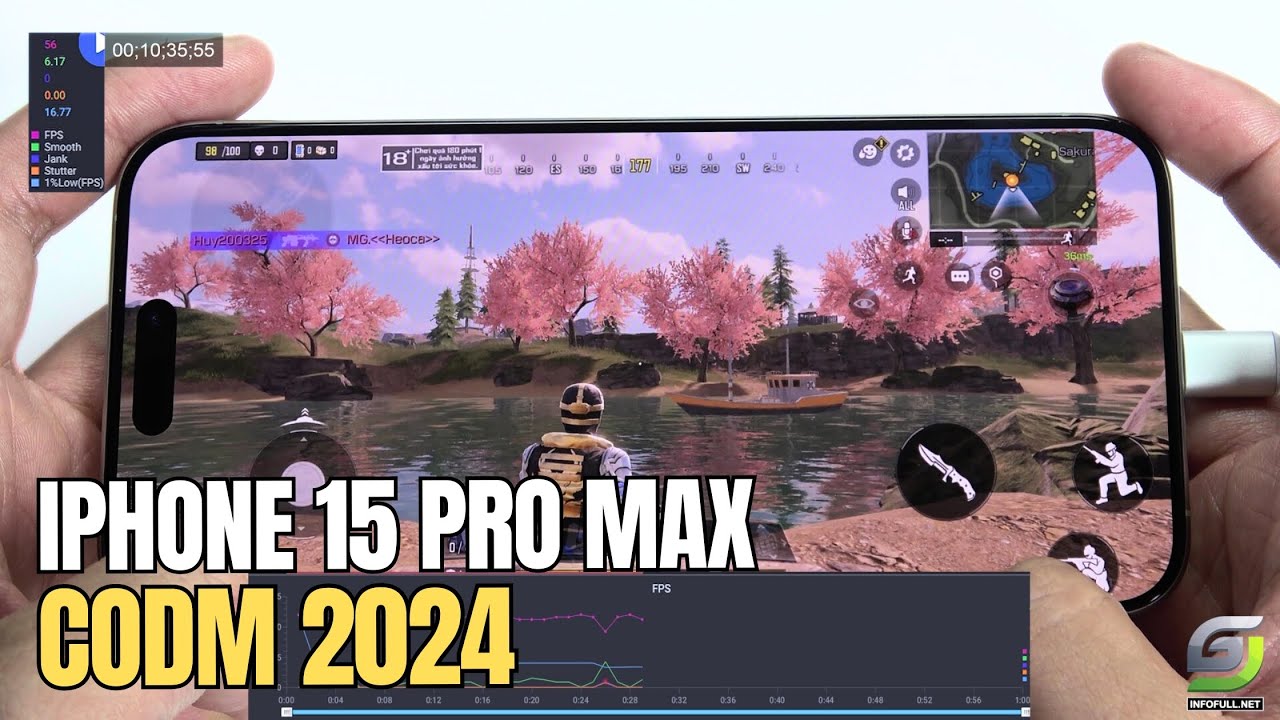 iPhone 15 Pro Max test game Call of Duty Mobile CODM Update 2024 ...