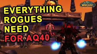 Everything a Rogue Needs for AQ40 - Gear, Consumables \& Enchants