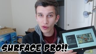 Microsoft Surface Pro Unboxing and Impressions (64GB 128GB Type Cover, iPad Comparison!!) Microsoft Surface Pro Unboxing and Impressions (64GB 128GB Type Cover, iPad Comparison!!)
