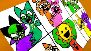 Drawing SPRUNKI SYMBIOSIS! Incredibox Sprunki Couple