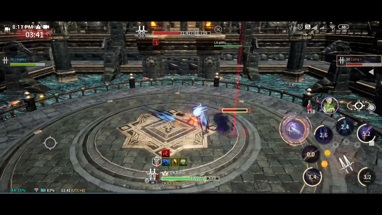 TRAHA GLOBAL Pvp Dual blade Lv 36 vs Dual blade lv 50