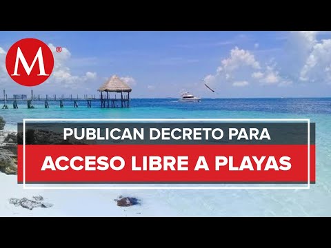 Decretan libre acceso y tránsito en playas del país; habrá multas para quien prohíba el paso