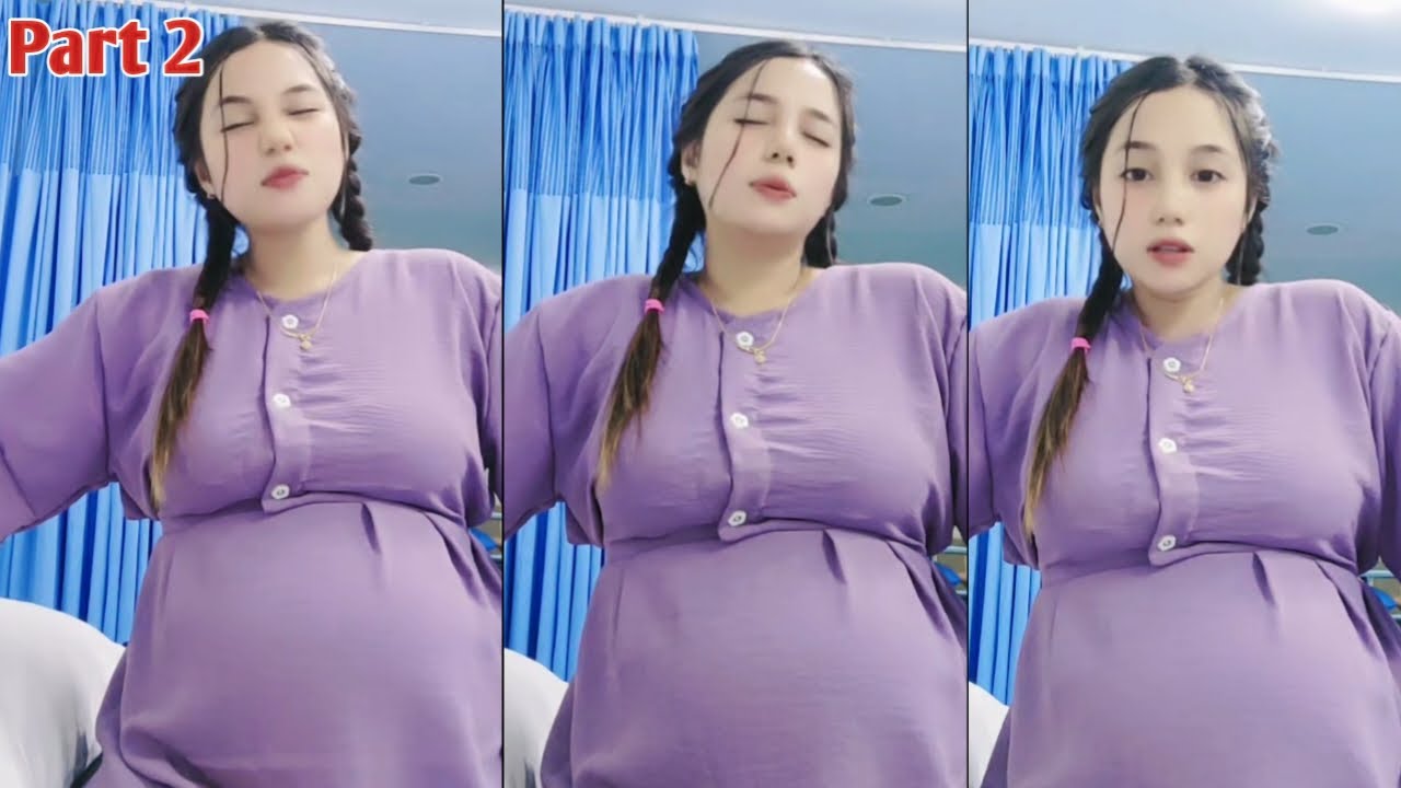 Bumil cantik kontraksi hebat dede bayi mau lahir #bumilvlog