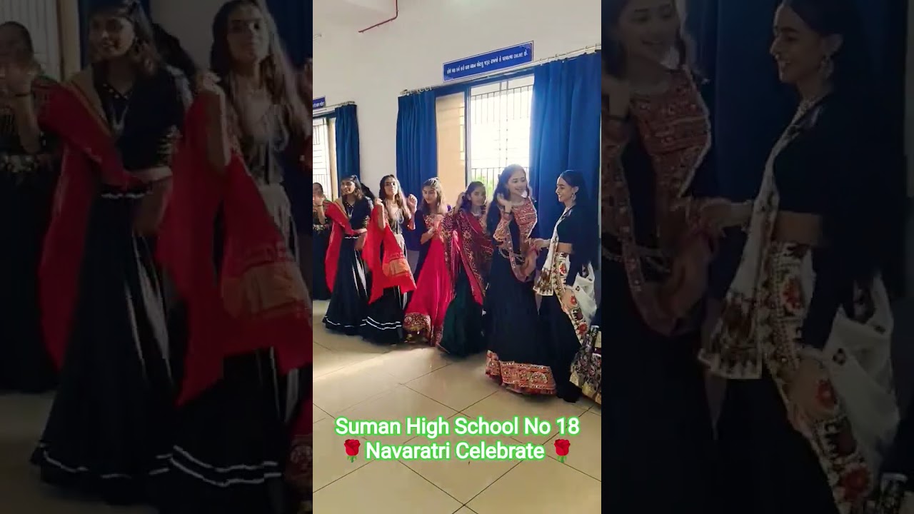 suman high school No. 18 Navaratricelebrate