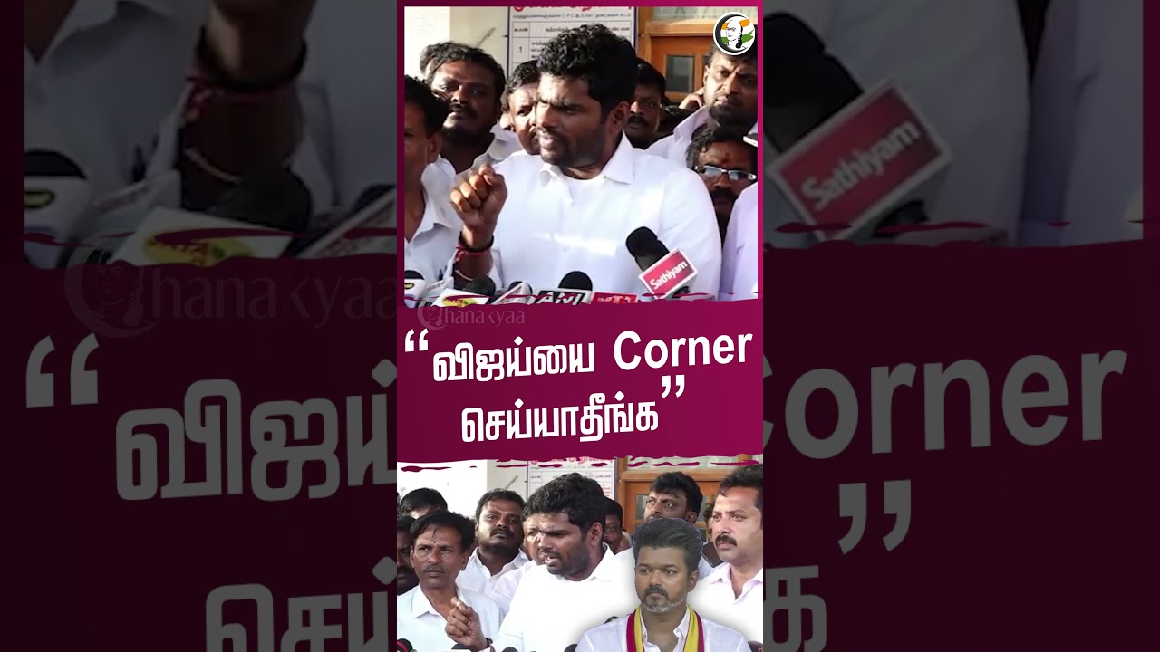 “விஜய்யை Corner செய்யாதீங்க”| Annamalai | BJP | Karurstampede | TvkVijay