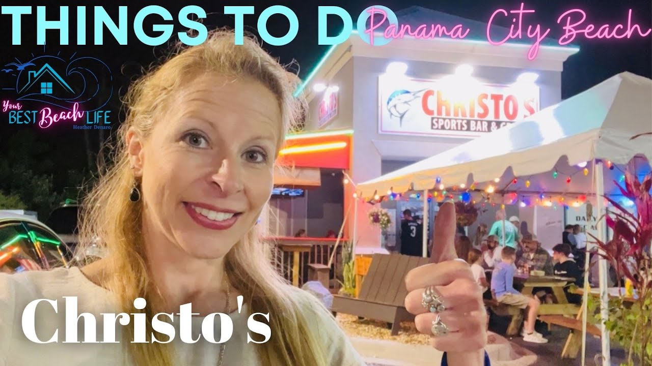 Christo's Sports Bar & Grill🏖️Things To Do & Restaurant on Panama City