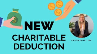 NEW Charitable Deduction That Can Save You Money On Your Taxes!
