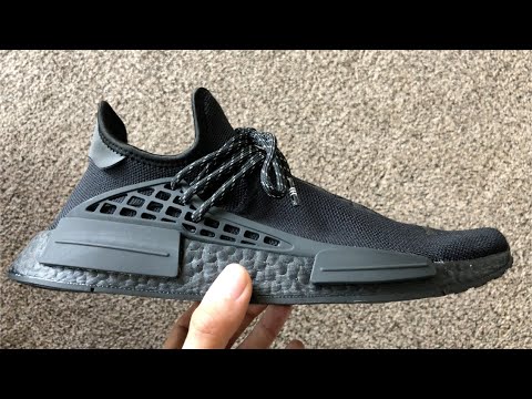 Adidas PHARRELL Hu NMD Core Black REVIEW 