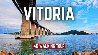 Download Lagu Vitória, Brazil🇧🇷 Explore the Island Capital with Stunning Beaches \u0026 Colonial Charm (4K UHD) MP3