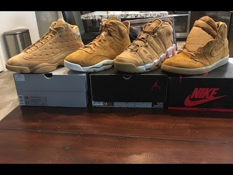 nike jordan wheat