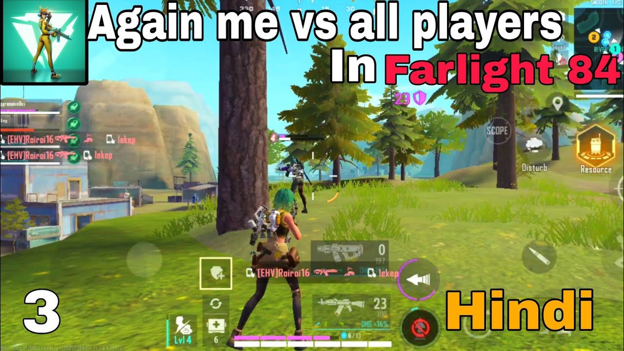 Again me vs all players in farlight 84 part 3 | GamerBoyRohit