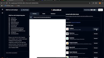 Connecting JDoodle.ai with HubSpot