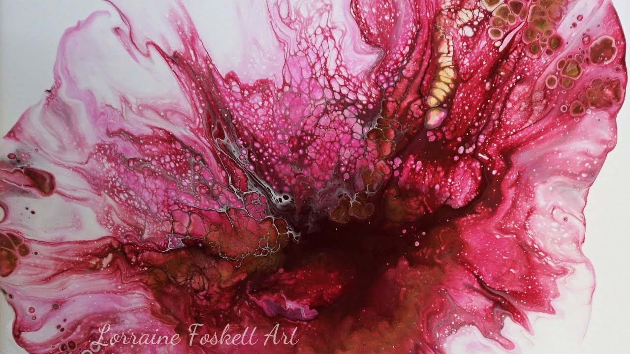 Acrylic Pouring Painting - Dutch Pour New colors #90 - YouTube