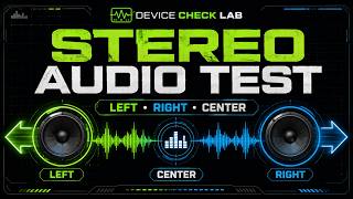 Stereo Speaker Test | Left, Right & Center Audio Channel Check