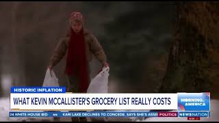 How much would Kevin’s grocery order in ‘Home Alone’ cost today