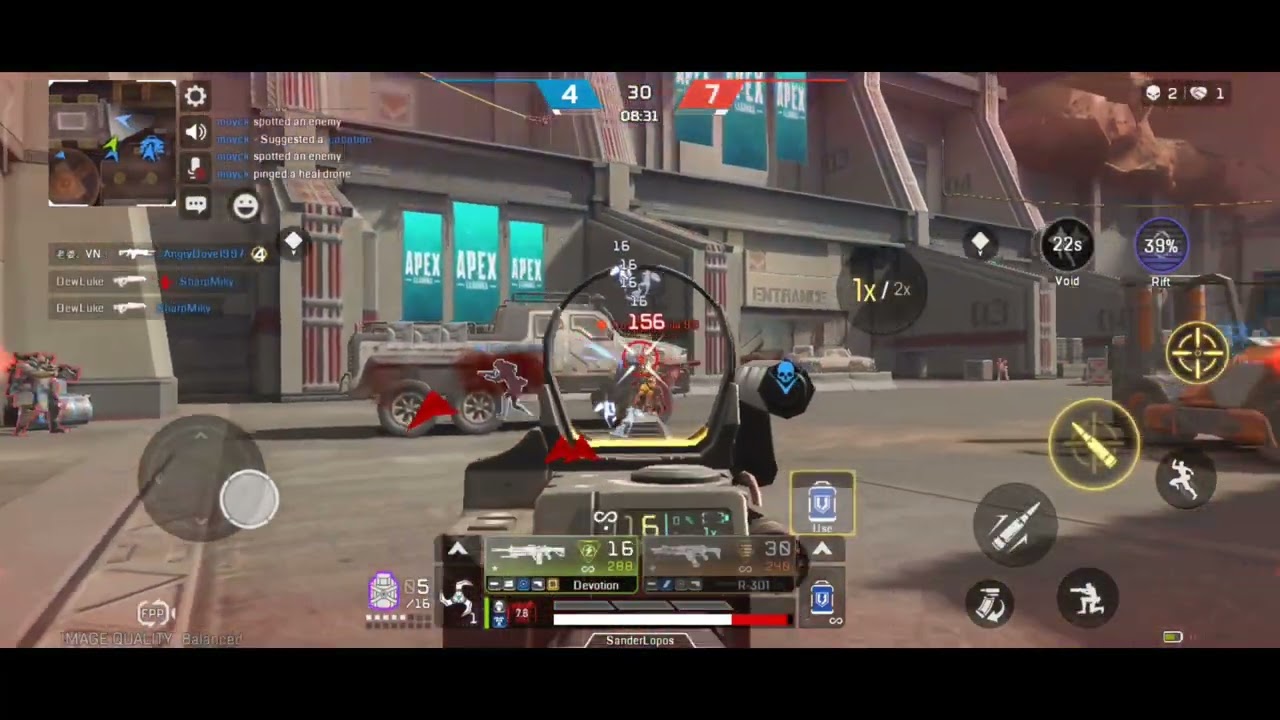 apex legends mobile multiplayer gameplay
