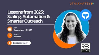 Lessons from 2025: Scaling, Automation & Smarter Outreach 📱