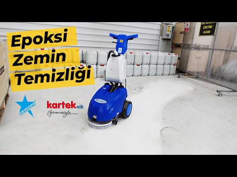 Dar Alan Yer Yıkama Makinası Cleanvac ESC42 ürün videosu