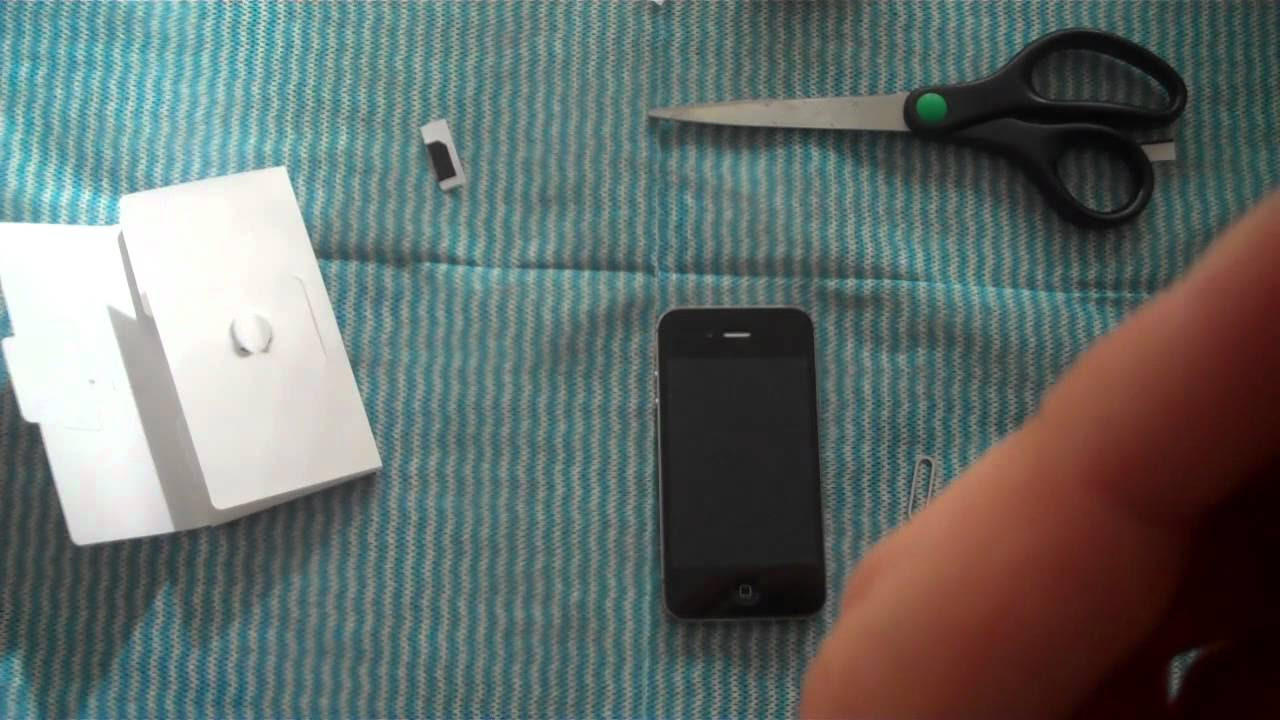 New iPhone 4S Einrichten und SIM Karte installieren - felixba94