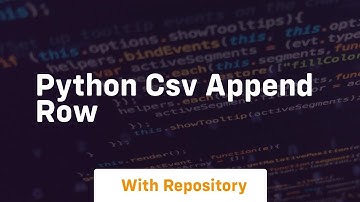 python csv append row