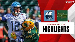 CFL WEEK 11: Toronto Argonauts vs. Edmonton Elks | Full Highlights