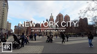 [Full Version] 4K Walking Tour | New York City Manhattan Flatiron District to East Village Walk Tour