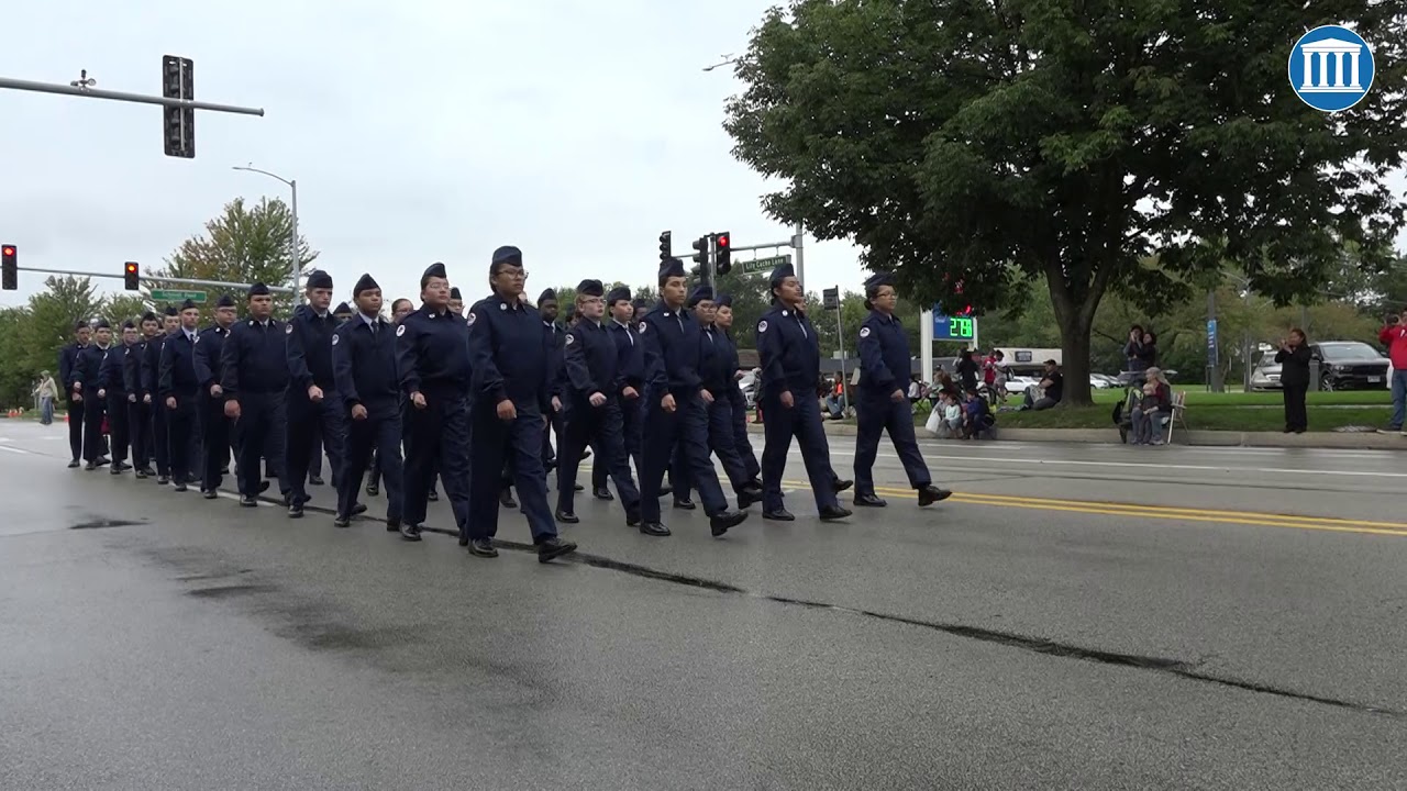 Bolingbrook HS Air Force Junior ROTC at Pathways Parade YouTube