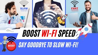 How To Make Your Laptops Wi Fi Signal Faster Fix Slow Wi Fi On Your Laptop.