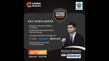 Deeksharambh Student Induction Programme-2021  Session Mr.Shantanu.