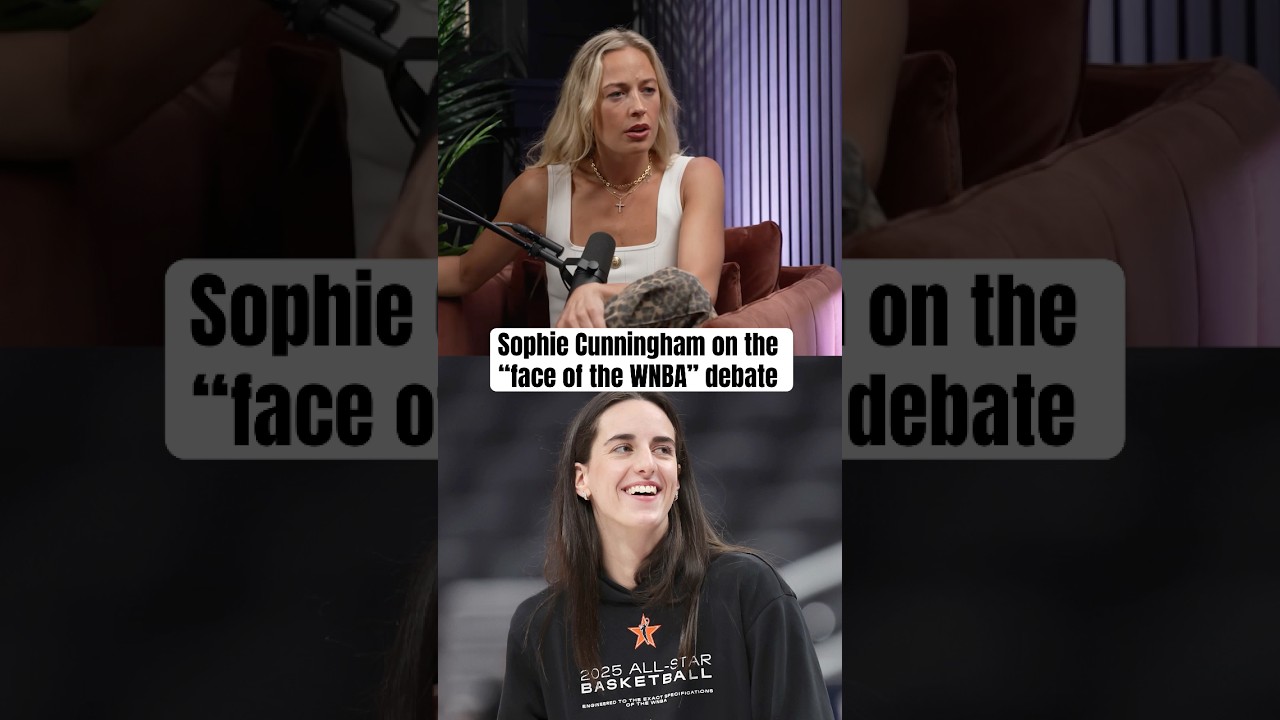 ⁣Sophie Cunningham defends Caitlin Clark 👀 (via @ShowMe_Pod, The Volume)
