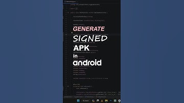 How to Generate Signed Bundle/apk in Android Studio | CodeWithSurya #shorts #android #apk