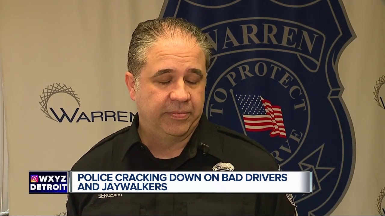 Police to target jaywalkers in metro Detroit next week during Pedestrian Enforcement Week