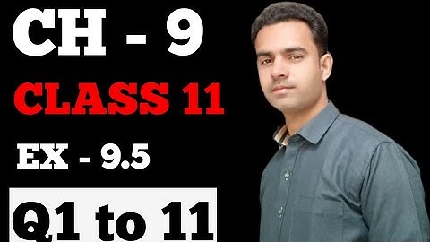 SEQUENCE AND SERIES CLASS 11 MATHS || EXERCISE 9.5 || G.P. CLASS 11 MATHS ||