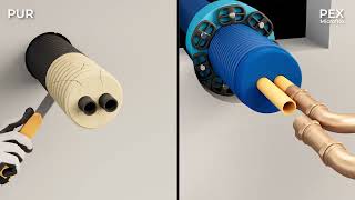PUR en PEX isolatie in voorgeïsoleerde leidingen wat zijn de verschillen