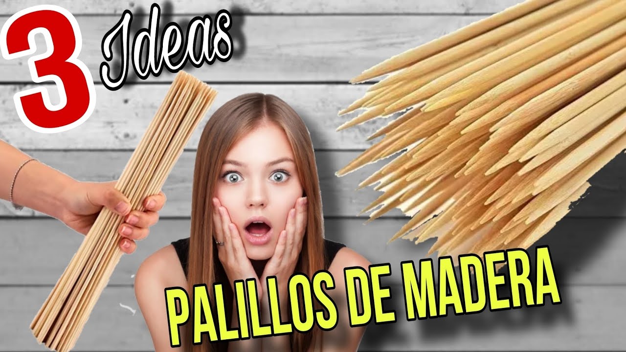 TRANSFORMA Simples PALILLOS DE MADERA en EXTRAORDINARIAS IDEAS para el HOGAR| DIY HOME DECOR