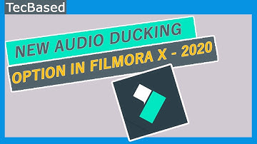 New Filmora X | Audio Ducking option | 2020