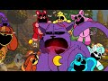 Catnap get attacked by smiling critters  poppy playtime chapter 3 my aufunny animations