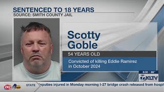 Man gets 18 years for murder outside of Tyler Taqueria