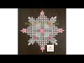 Sbs picture tutorial of a padi kolam with 1313 straight dots with 51 on all 4 sides