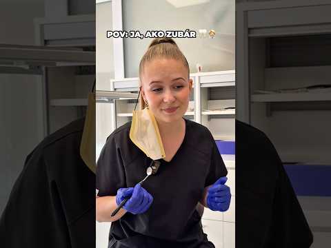 NEJEDZTE TOĽKO SLADKÉHO🤫🧁 #dentist #medicine #medstudent #fun #funny #joke #comedy #nibuska