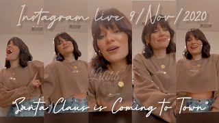 Download Lagu Jessie j - Santa Claus Is Comin to Town. Instagram live 9/11/2020 MP3