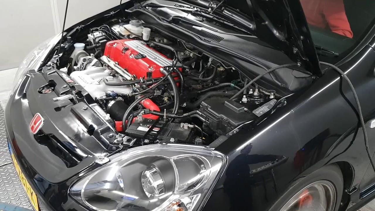 Honda Civic Type-R EP3 K20A2 Dyno Run - YouTube