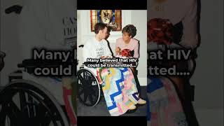 The Photo of Princess Diana Shaking The Hands of an AIDs Patient #history #photo