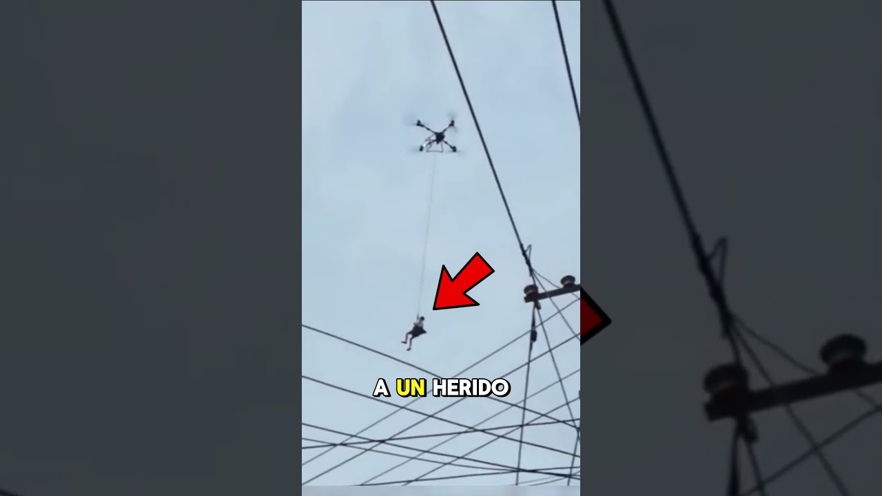 🚁 Dron salvavidas en acción