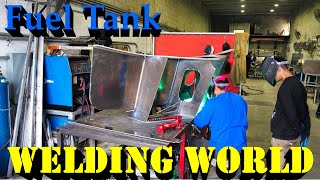 How They Make A Boat Fuel Tank And Outboard Bracket Aluminum