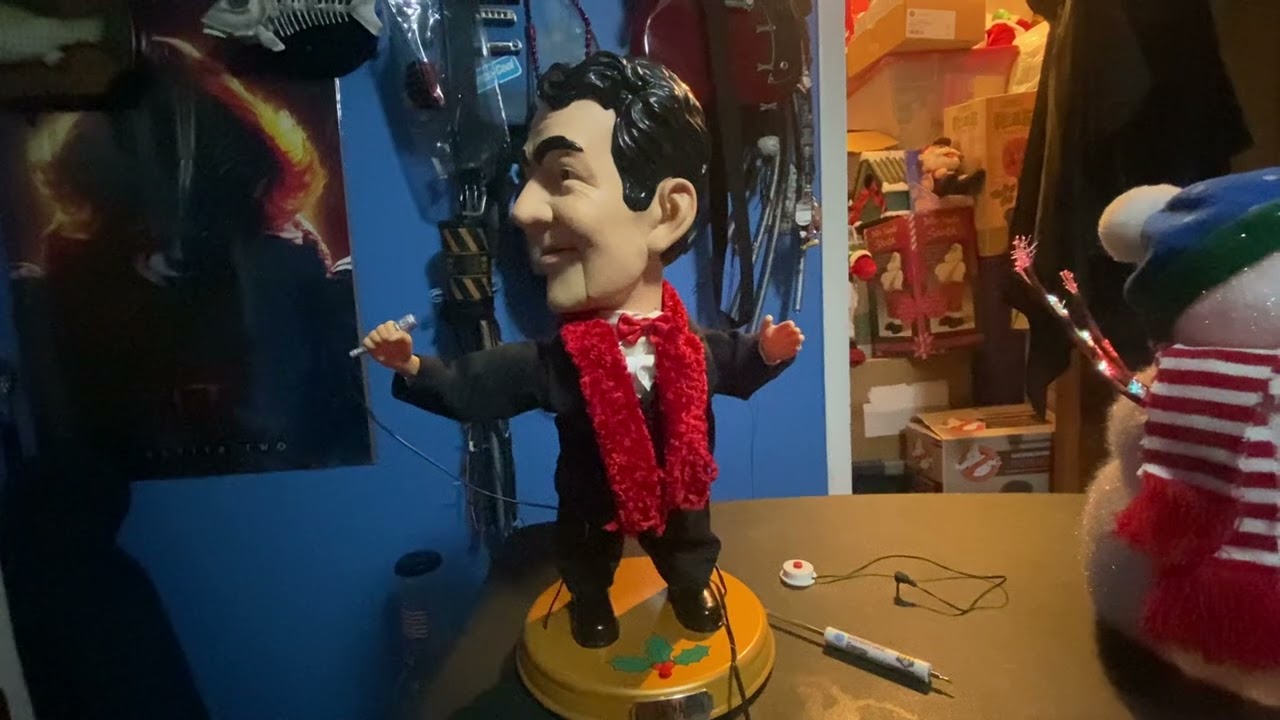 Gemmy animated Christmas dean martin