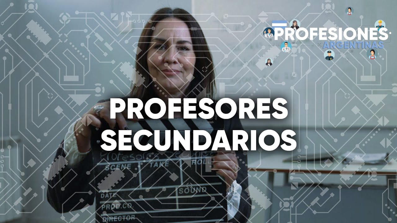PROFESIONES ARGENTINAS: PROFESORES SECUNDARIOS - Telefe Noticias