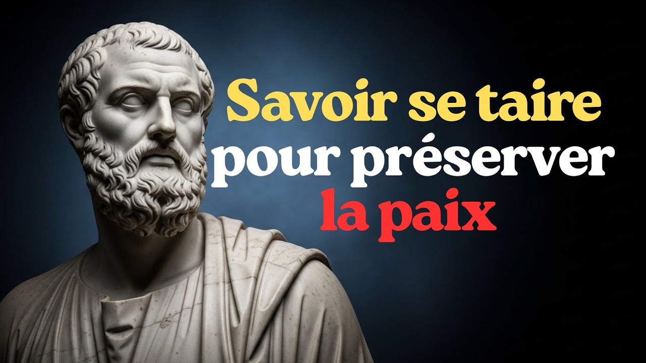 Savoir se taire pour préserver la paix | #stoïcisme #motivation #mindset