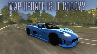 Checking out the new map in Ultimate Driving