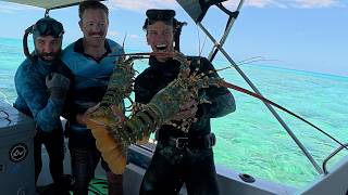 I Spearfish Lobsters on the Great Barrier Reef… Then Cooked It in the World’s Oldest Rainforest!
